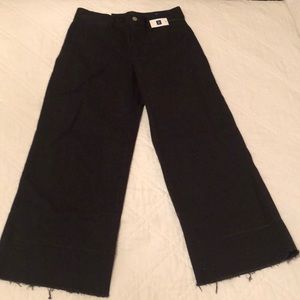 NWT Gap culotte black jeans
